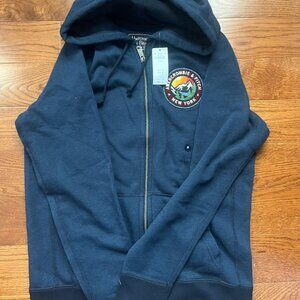 NWT Abercrombie & Fitch Women's Navy and Blue Vintage Jacket